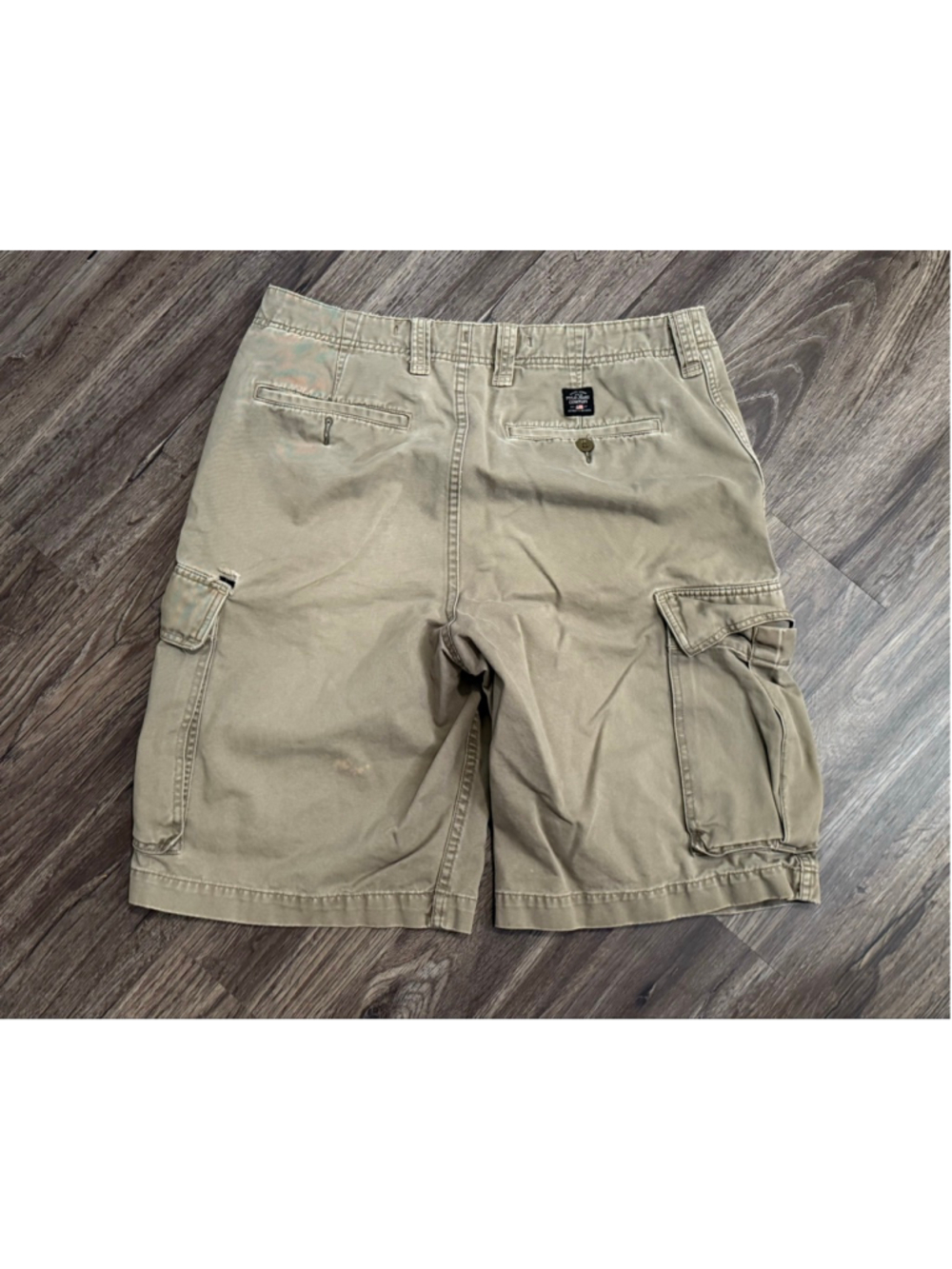 Vintage Y2K Polo Jeans Company Ralph Lauren Cargo Shorts Mens 36 Khaki Green - Picture 5 of 7